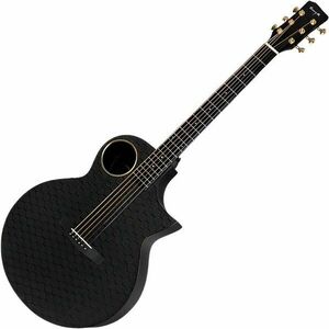 Enya Music X4 Pro Acoustic Plis Black Elektroakustická gitara Jumbo vyobraziť