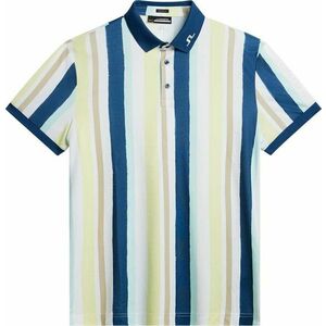 J.Lindeberg Tour Tech Reg Fit Print Mens Painted Wax Stripe Yellow M Polo košeľa vyobraziť