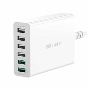 Blitzwolf BW-S15 sieťová nabíjačka 6x USB QC 60W, biela (BW-S15 EU) vyobraziť