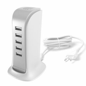 Dudao A5EU nabíjačka 5x USB 25W, biela (A5EU) vyobraziť