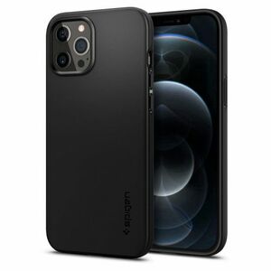 Spigen Thin Fit plastový kryt na iPhone 12 Pro Max, čierny (ACS01612) vyobraziť