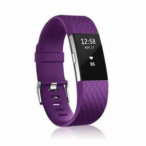 BStrap Silicone Diamond (Small) remienok na Fitbit Charge 2, purple (SFI002C27) vyobraziť