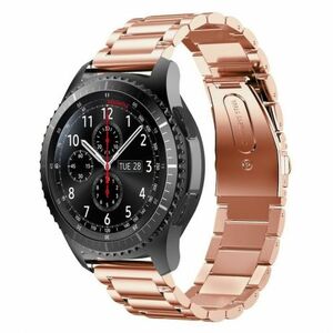 BStrap Stainless Steel remienok na Samsung Gear S3, rose gold (SSG007C03) vyobraziť