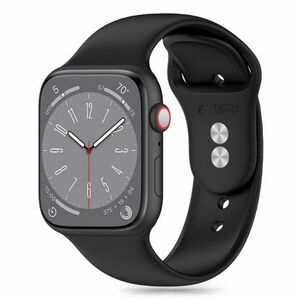 Tech-Protect Silicone remienok na Apple Watch 42/44/45/49mm, black vyobraziť