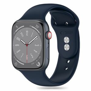 Tech-Protect Silicone remienok na Apple Watch 42/44/45/49mm, storm blue vyobraziť