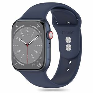 Tech-Protect Silicone remienok na Apple Watch 42/44/45/49mm, midnight blue vyobraziť