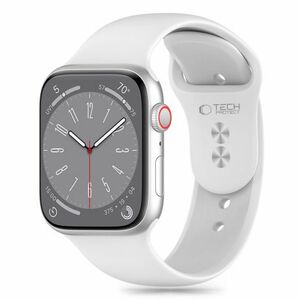 Tech-Protect Silicone remienok na Apple Watch 38/40/41mm, white vyobraziť