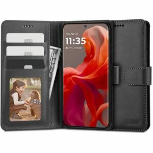 Tech-Protect Wallet knižkové puzdro na Motorola Moto G85 5G, čierne vyobraziť