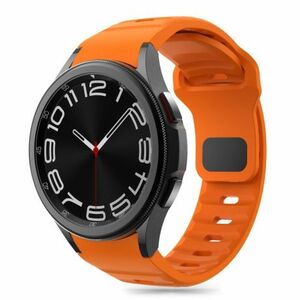 Tech-Protect Silicone Line remienok na Samsung Galaxy Watch 4 / 5 / 5 Pro / 6 / 7 / FE, orange vyobraziť