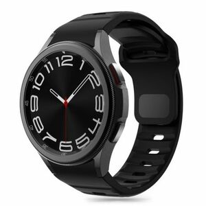 Tech-Protect Silicone Line remienok na Samsung Galaxy Watch 4 / 5 / 5 Pro / 6 / 7 / FE, black vyobraziť