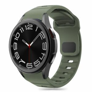 Tech-Protect Silicone Line remienok na Samsung Galaxy Watch 4 / 5 / 5 Pro / 6 / 7 / FE, olive vyobraziť