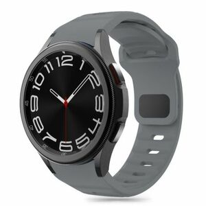 Tech-Protect Silicone Line remienok na Samsung Galaxy Watch 4 / 5 / 5 Pro / 6 / 7 / FE, crayon grey vyobraziť