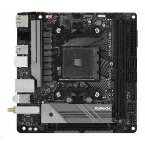 ASRock MB Sc AM4 B550-ITX/AC, AMD B550, 2xDDR4, HDMI, DP vyobraziť