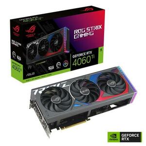 ASUS VGA NVIDIA GeForce RTX 4060 Ti ROG STRIX GAMING 16G, 16G GDDR6, 3xDP, 1xHDMI vyobraziť