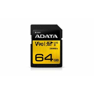 Adata/SDXC/64GB/UHS-II U3 / Class 10 vyobraziť