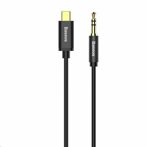 Baseus Yiven Series audio kábel USB-C/3, 5mm Jack 1, 2m, čierna vyobraziť