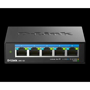 D-Link DMS-105/E 5-Port Multi-Gigabit Unmanaged Switch vyobraziť