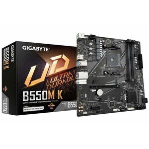 GIGABYTE MB Sc AM4 B550K, AMD B550, 4xDDR4, 1xDP, 1xHDMI, mATX vyobraziť