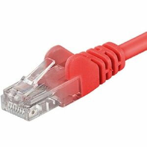 PremiumCord Patch kábel UTP RJ45-RJ45 CAT6 10m červená vyobraziť