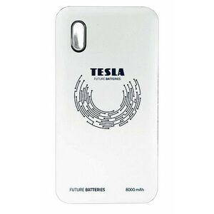 Tesla QI 10 Wireless White, powerbanka 8000 mAh vyobraziť