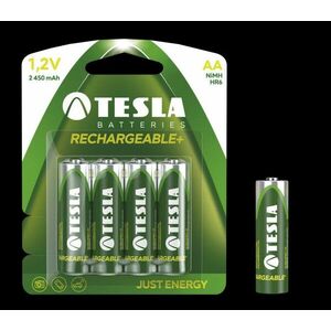 Teslá AA RECHARGEABLE+ nabíjacie Ni-MH 2450 mAh, 4 ks vyobraziť