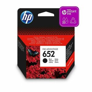 HP 652 ORIGINAL ATRAMENT F6V25AE, BLACK, 360 STRAN vyobraziť