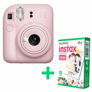 FUJIFILM INSTAX MINI 12, BLOSSOM PINK, FOTOAPARAT + 10X FOTO (70100161554) vyobraziť