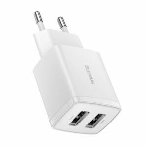 Baseus CCXJ010202 Compact Nabíječka 2xUSB 10, 5W White vyobraziť