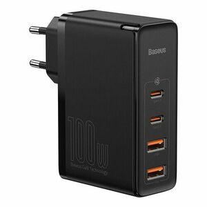 Baseus CCGAN2P-L01 GaN2 Pro Quick Nabíječka 2xUSB + 2xUSB-C 100W Black vyobraziť