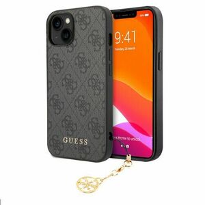 Guess 4G Charm Zadní Kryt pro iPhone 13 Tone on Tone Grey vyobraziť