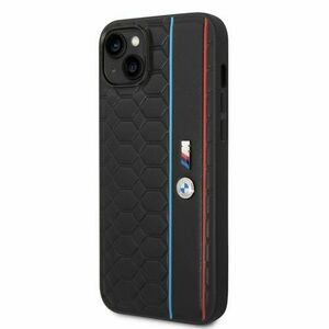 BMW M Hexagonal Pattern Zadní Kryt pro iPhone 14 Plus Black vyobraziť