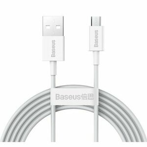 Baseus CAMYS-A02 Superior Fast Charging Datový Kabel MicroUSB 2A 2m White vyobraziť