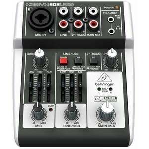 Behringer XENYX 302 USB Analógový mixpult vyobraziť