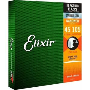 Elixir 14677 Nanoweb Struny pre basgitaru vyobraziť