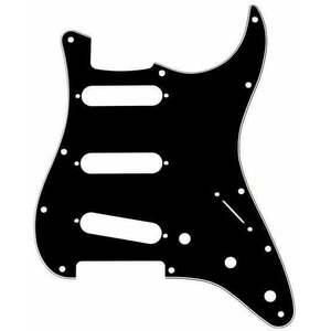 Fender 3-Ply 11-Hole Mount Stratocaster Black Pickguard vyobraziť