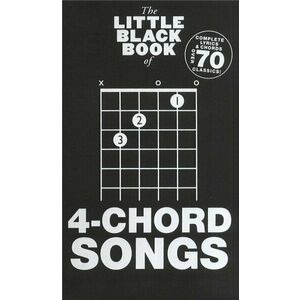 Music Sales The Little Black Songbook: 4-Chord Songs Noty vyobraziť