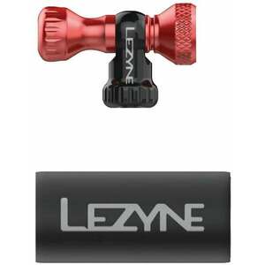 Lezyne Control Drive Head Only Neoprene Red/Hi Gloss CO2 pumpa vyobraziť