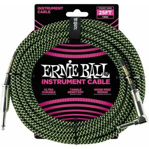 Ernie Ball P06066 7, 5 m Rovný - Zalomený Nástrojový kábel vyobraziť