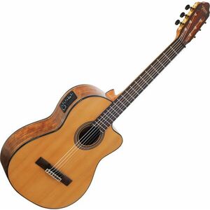 Valencia VC564CE 4/4 Natural Klasická gitara s elektronikou vyobraziť