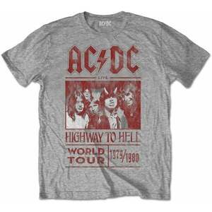 AC/DC Tričko Highway to Hell World Tour 1979/1981 Grey M vyobraziť