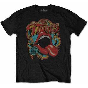 The Rolling Stones Tričko Retro 70s Vibe Unisex Black M vyobraziť