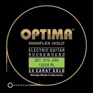 Optima 12028-RL 24K Gold Electrics Maxiflex Struny pre elektrickú gitaru vyobraziť