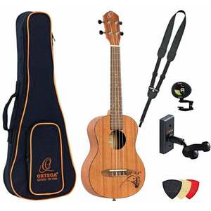 Ortega RU5MM-TE Deluxe SET Natural Tenorové ukulele vyobraziť