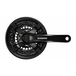 Shimano Tourney FC-TY501 170 mm 28T-38T-48T Štvorhran Nitovaný Kľuky vyobraziť