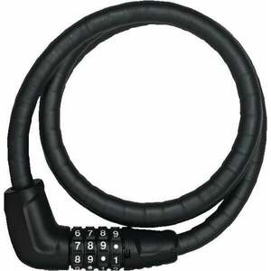 Abus Tresor 6615C/120/15 SCMU Black Oceľové lanko-Zámok vyobraziť