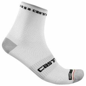 Castelli Rosso Corsa Pro 9 Sock White L/XL Cyklo ponožky vyobraziť