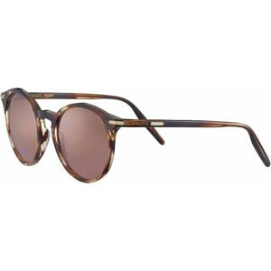 Serengeti Leonora Shiny Striped Brown/Polarized Drivers Gradient Lifestyle okuliare vyobraziť