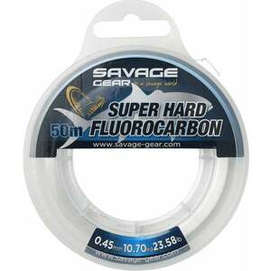 Savage Gear Super Hard Fluorocarbon Číra 0, 60 mm 50 m 18, 90 kg Vlasec vyobraziť