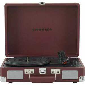 Crosley Cruiser Plus Burgundy Prenosný gramofón vyobraziť