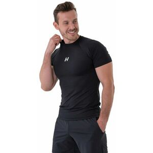 Nebbia Functional Slim-fit Black M Fitness tričko vyobraziť